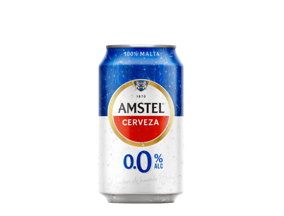 Lata cerveza Amstel 0,0 33cl
