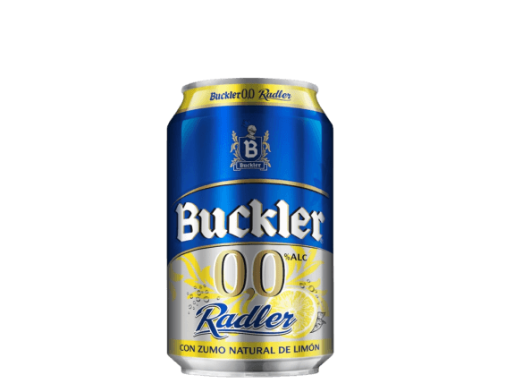 Lata cerveza Buckler Radler