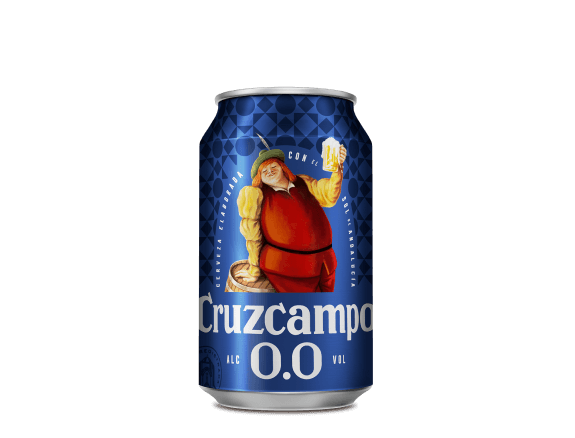 Lata cerveza Cruzcampo SIN