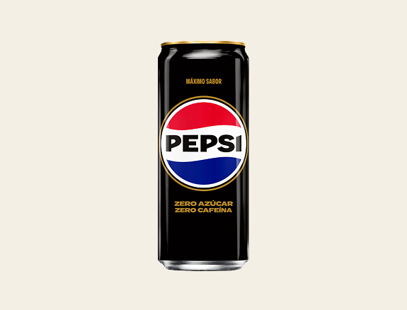 Lata Pepsi Zero sin cafeína